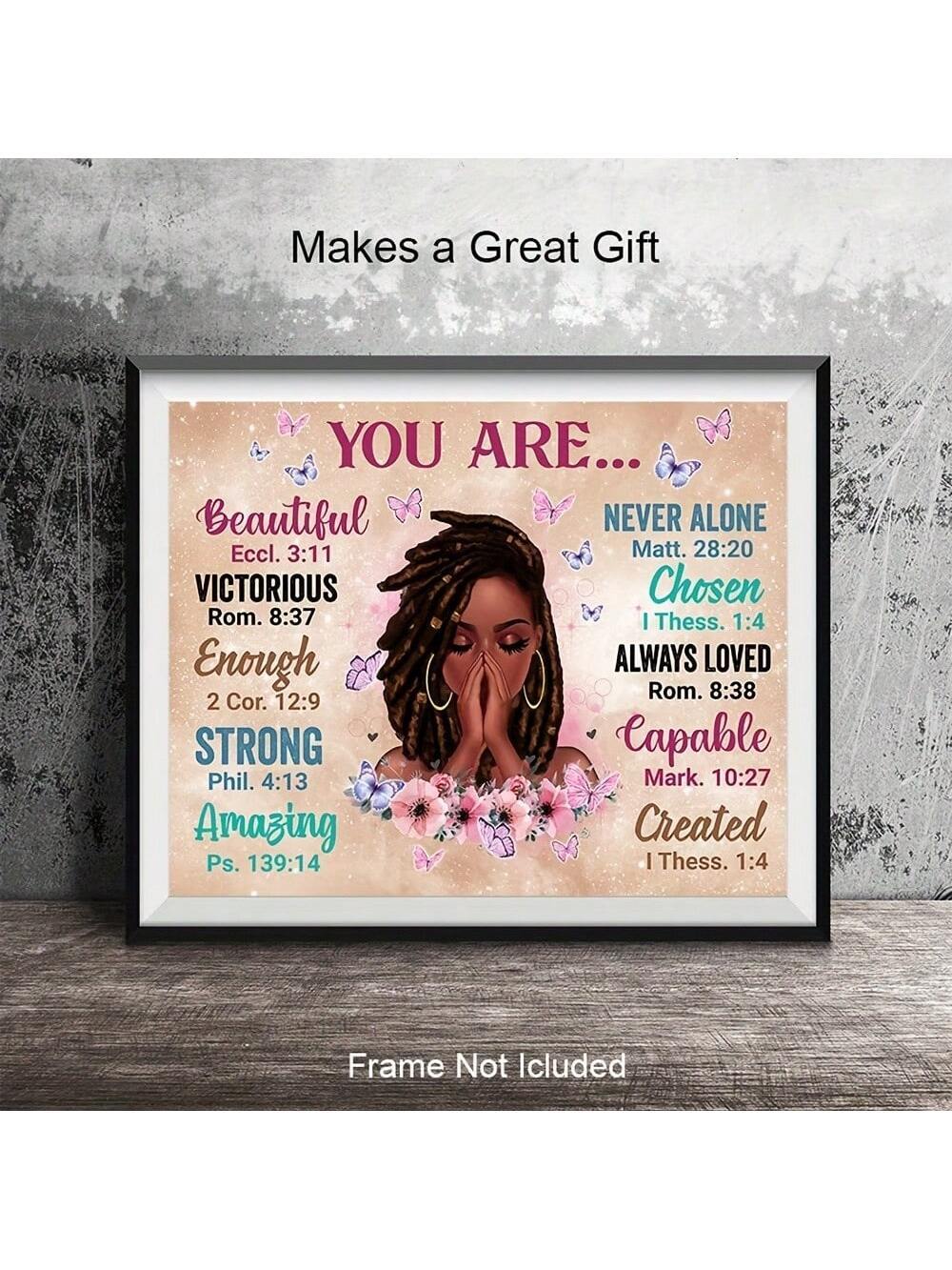 Inspirational Christian Wall Art - Bible Verse Décor - Perfect Gifts for Women