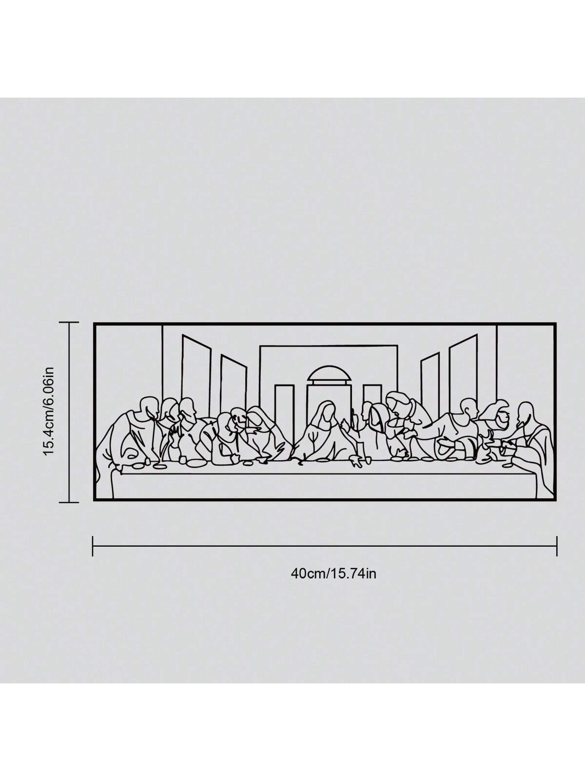 The Last Supper Metal Wall Art