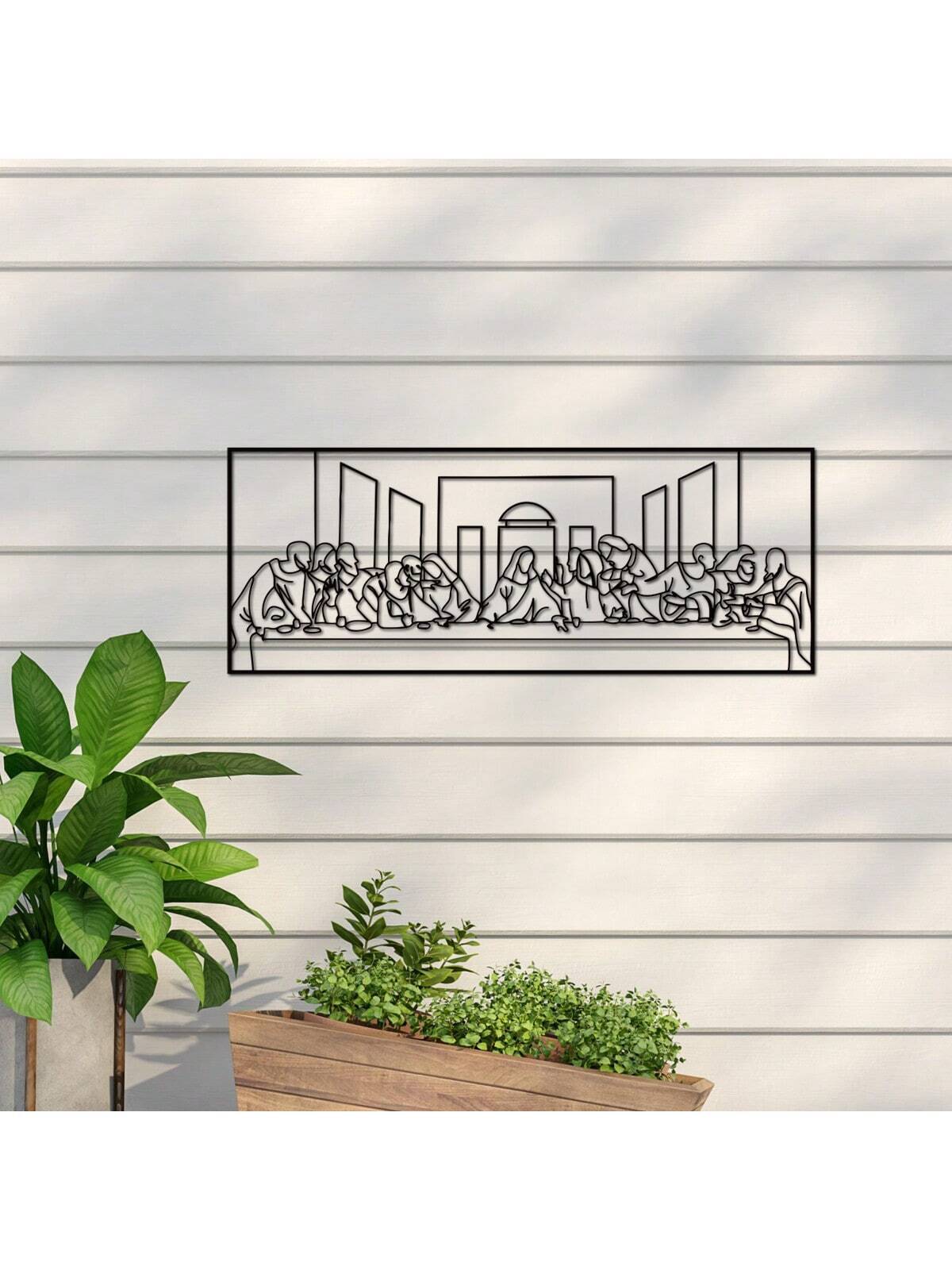 The Last Supper Metal Wall Art